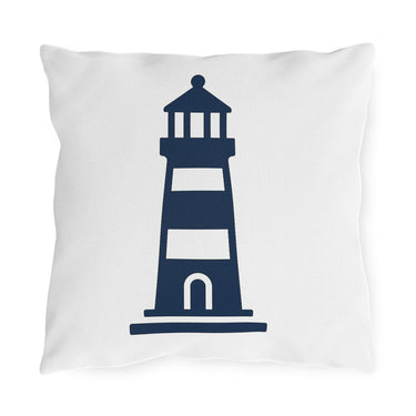 Oceanview Lighthouse Outdoor Throw Pillow
